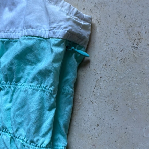 Sleeveless Tricolor White Light Dark Teal Turquoise Gap Shirt Size S SM Small - Picture 3 of 6